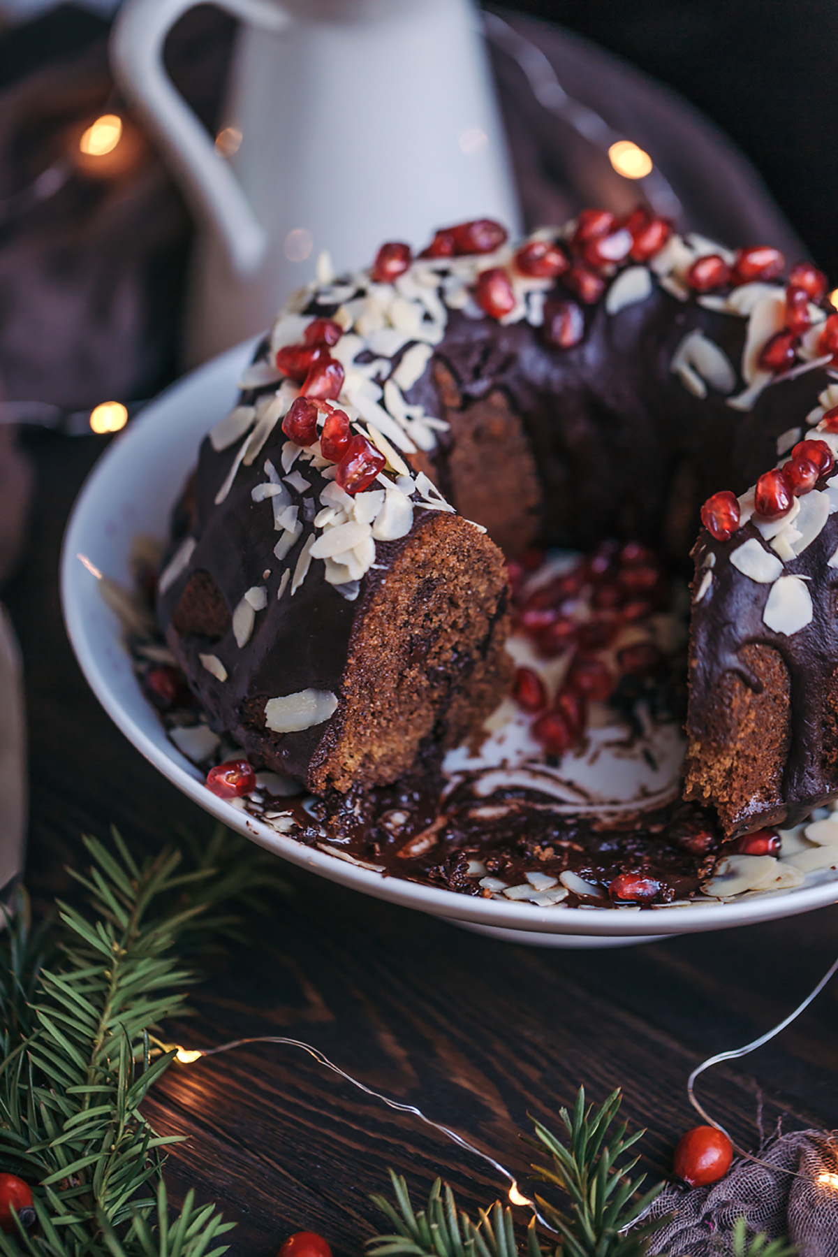 chocolate bundt cake (with coconut oil)