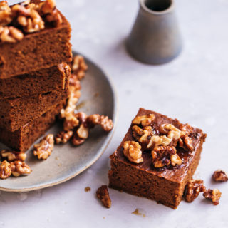 Pumpkin and almond butter brownies