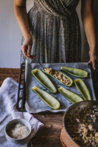 tuna zucchini boats