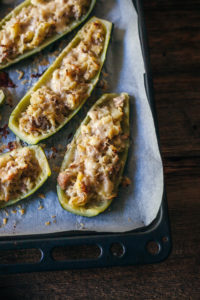 tuna zucchini boats