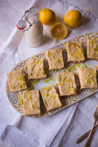 raw lemon squares