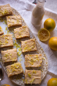 raw lemon squares