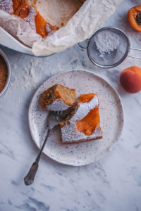 apricot yogurt cake