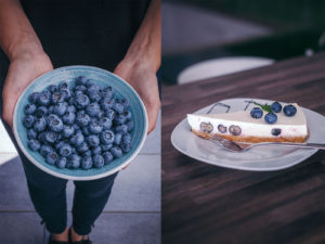 blueberry cake