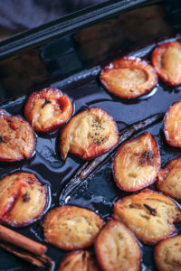 roasted plums