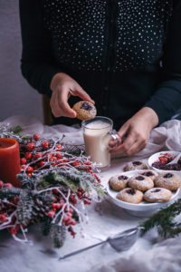 Spelt thumbprint jam cookies