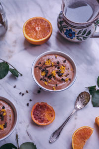 chocolate orange pudding (vegan, gluten-free)