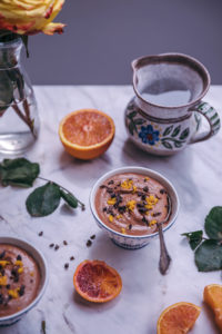 chocolate orange pudding (vegan, gluten-free)