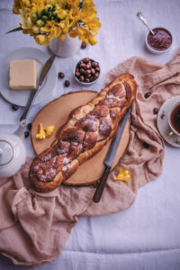 braided sweet Easter bread