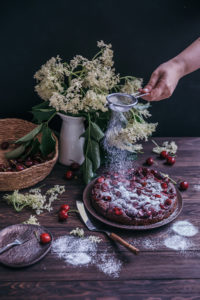 cherry chocolate cake (vegan)