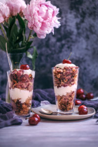 cherry coconut crumble