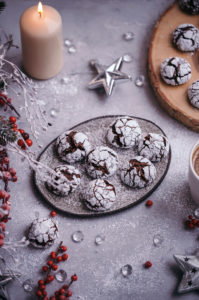 chocolate crinkle cookies