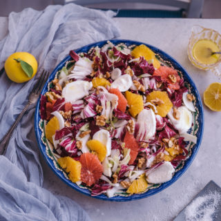 Raddichio and citrus salad