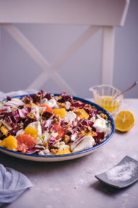 radicchio, citrus and mozzarella salad