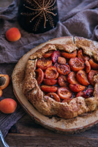 Rustic apricot galette