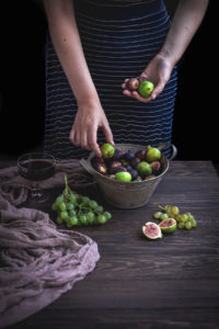 Figs and grapes