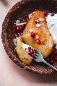 roasted pears