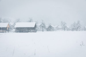 snow in Slovenia